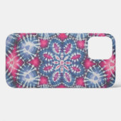 Coques Case-Mate iPhone Teinture à tarte à fleur (Verso (horizontal))