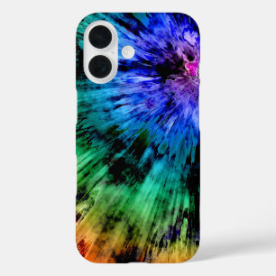 Coques iPhone 16 Teinture à tarte Abstraite