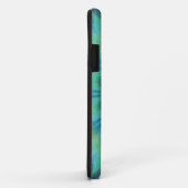 Coques Case-Mate iPhone Teinture à tarte bleue et verte (Dos/Droite)