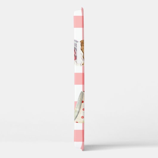 Coques Case-Mate iPhone Teintures d'aquarelle : Cupcakes Motif sans soudur (Verso / Droite)