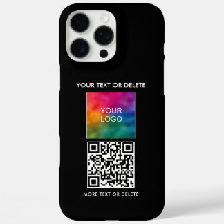 Coques iPhone 16 Pro Max Télécharger le code QR Logo d'entreprise Créer vot