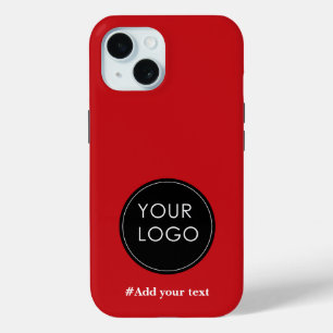 Coque Pour iPhone 15 Téléchargez Votre Logo Professionnel Personnalisé