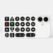 Coques Case-Mate iPhone Télécommande TV (Verso (horizontal))