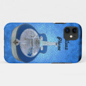 Coques Case-Mate iPhone Téléphone 5 des bleus I personnalisable (Dos (Horizontal))