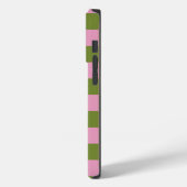Coques Case-Mate iPhone Téléphone À damiers rose (Verso / Gauche)