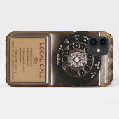 Coques Case-Mate iPhone Téléphone antique rotatif payant rude (Dos (Horizontal))