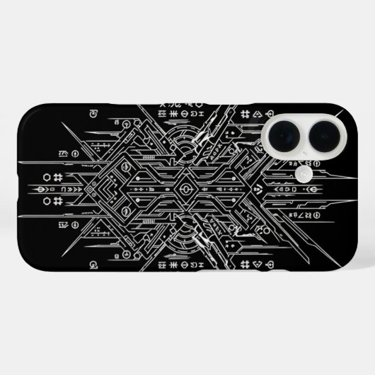 Coques Case-Mate iPhone Téléphone de Hacker (Verso (horizontal))