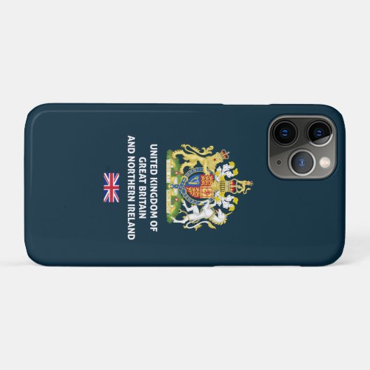 Coques Case-Mate iPhone Téléphone du passeport britannique (Dos (Horizontal))