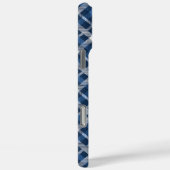 Coques Case-Mate iPhone Téléphone Plaid Bleu classique - Tartan élégant (Verso / Droite)
