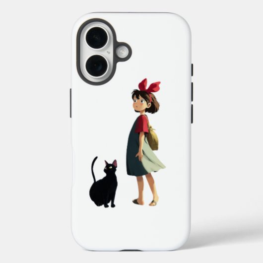 Coques Case-Mate iPhone Téléphone pour fille et chat (Verso)