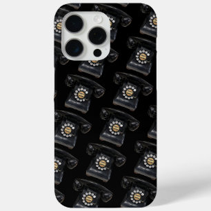 Coque iPhone 15 Pro Max Téléphone Rotary vintage