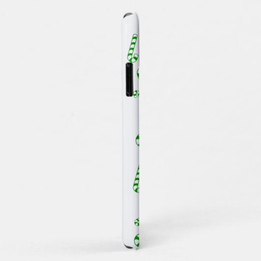 Coques Case-Mate iPhone Téléphone - Sucre de canne vert (Dos/Droite)