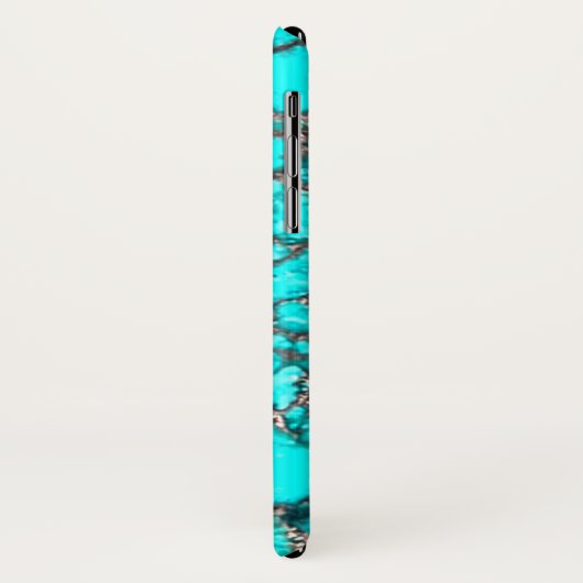 Coques Case-Mate iPhone Téléphone Turquoise Case 12 (Dos/Gauche)