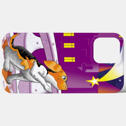 Coques Case-Mate iPhone télescope pour chiens (Verso (horizontal))