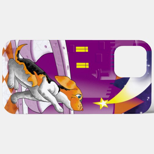 Coques Case-Mate iPhone télescope pour chiens (Verso (horizontal))