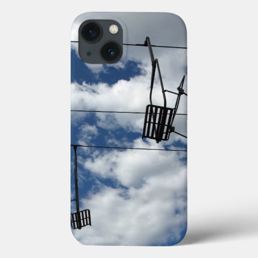 Coques Case-Mate iPhone Télésiège et ciel (Verso)