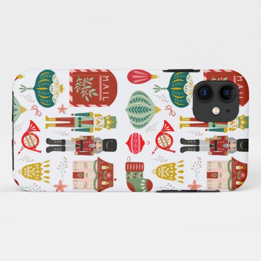 Coques Case-Mate iPhone Telle est l'aquarelle traditionnelle Nutcracker Ro (Dos (Horizontal))