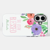 Coques Case-Mate iPhone Tellement Bénie Florale De Printemps (Verso (horizontal))