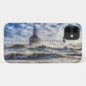 Coques Case-Mate iPhone Tempête Au Phare St Joseph (Dos (Horizontal))