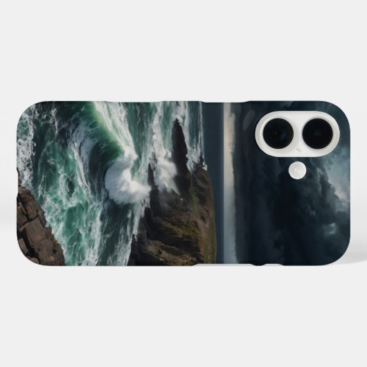 Coques Case-Mate iPhone Tempête côtière (Verso (horizontal))