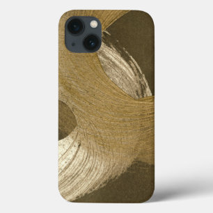 Case-Mate iPhone Case Tempête de sable circulaire à Tan and Dark Brown