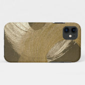 Coques Case-Mate iPhone Tempête de sable circulaire dans le brun bronzage (Dos (Horizontal))