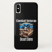Coques Case-Mate iPhone Tempête du désert de vétéran de combat de (Dos)