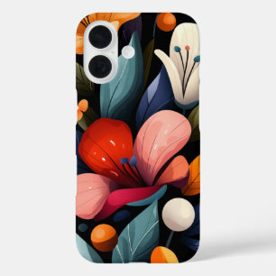 Coques iPhone 16 Tempête pétale brûlée