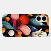 Coques Case-Mate iPhone Tempête pétale brûlée (Verso (horizontal))