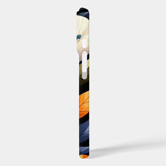Coques Case-Mate iPhone Tempête pétale brûlée (Verso / Gauche)
