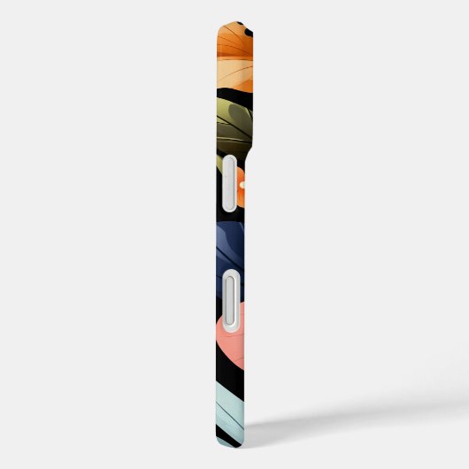 Coques Case-Mate iPhone Tempête pétale brûlée (Verso / Droite)
