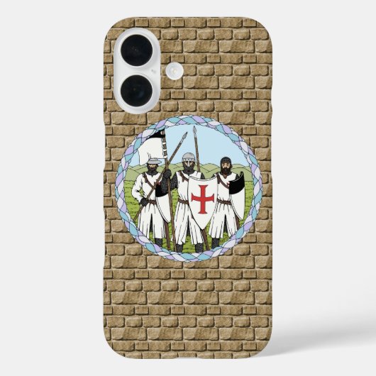 Coques Case-Mate iPhone Temple des Chevaliers Médiévaux (Verso)