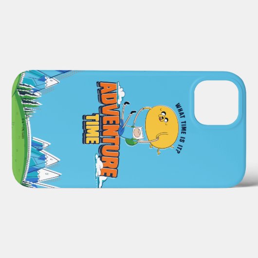 Coques Case-Mate iPhone Temps d'aventure | Jake Flottant Avec Finn (Verso (horizontal))