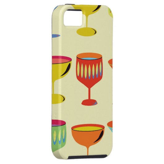 Coques Case-Mate iPhone Temps jaune de cocktail (Dos/Droit)