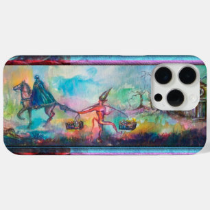 Coque iPhone 15 Pro Max TEMPTATION Chevalier foncé et le trésor du diable,