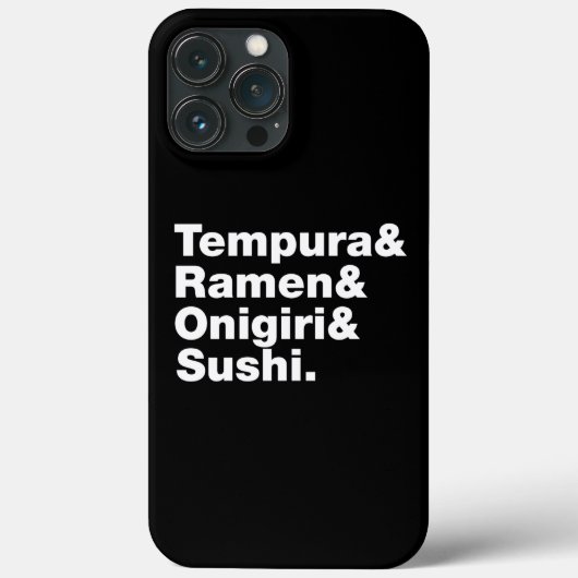 Coques Case-Mate iPhone Tempura & Ramen & Onigiri & Sushi. (Verso)