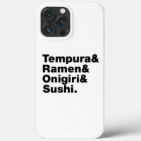 Tempura & Ramen & Onigiri & Sushi.