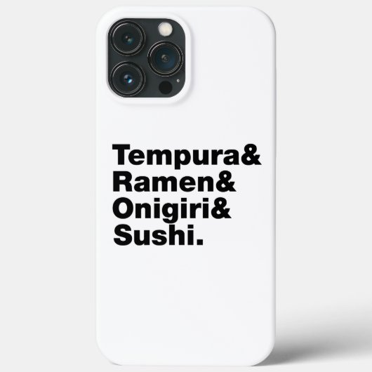 Coques Case-Mate iPhone Tempura & Ramen & Onigiri & Sushi. (Verso)