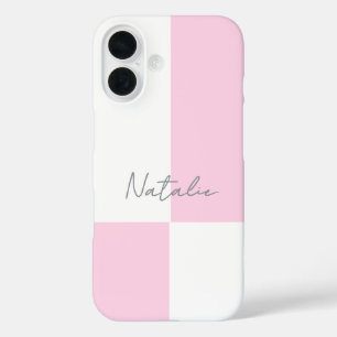 Coques iPhone 16 Tendance Bloqueur de Couleur Chic Personnalisé