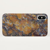 Coques Case-Mate iPhone Tendance Brown Faux Marble Stone (Dos (Horizontal))