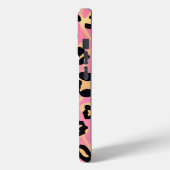 Coques Case-Mate iPhone Tendance Chic Peach Leopard Poster de animal (Verso / Gauche)