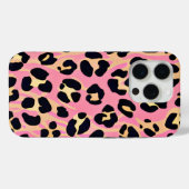 Coques Case-Mate iPhone Tendance Chic Peach Leopard Poster de animal (Verso (horizontal))