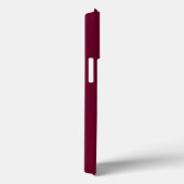 Coques Case-Mate iPhone Tendance Couleur Bourgogne foncé (Verso / Droite)