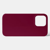 Coques Case-Mate iPhone Tendance Couleur Bourgogne foncé (Verso (horizontal))