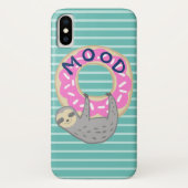 Coques Case-Mate iPhone Tendance Donut glacé rose & Sloth (Dos)