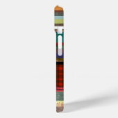 Coques Case-Mate iPhone Tendance Gingham art rayé grunge (Verso / Gauche)