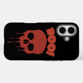 Coques Case-Mate iPhone Tendance Halloween Éffrayant Boo Skull (Verso (horizontal))