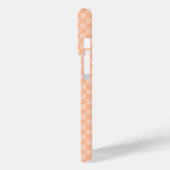 Coques Case-Mate iPhone Tendance Peach Fuzz Vérifier Initiales personnalis (Verso / Gauche)