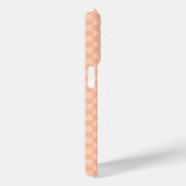 Coques Case-Mate iPhone Tendance Peach Fuzz Vérifier Initiales personnalis (Verso / Droite)