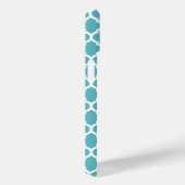 Coques Case-Mate iPhone Tendance Quatrefoil Motif Custom Triple Monogramme (Verso / Droite)